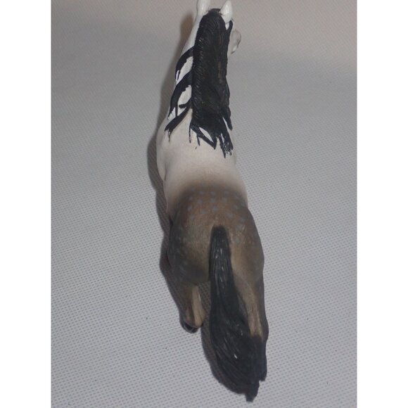 Schleich Horse Andalusian Stallion Toy Figure 13821 Gray Retired - Picture 4 of 5